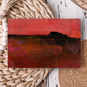 Original Southwestern Landscape Painting - Mesa 108